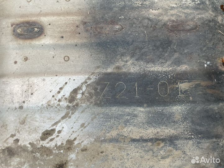 Задняя банка глушителя Mitsubishi Lancer X седан