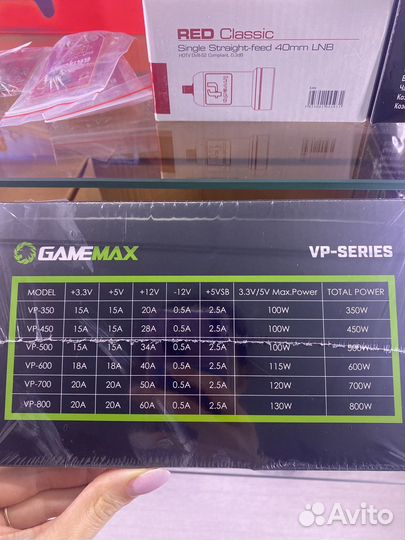 Блоки питания на 800W GameMax ATX