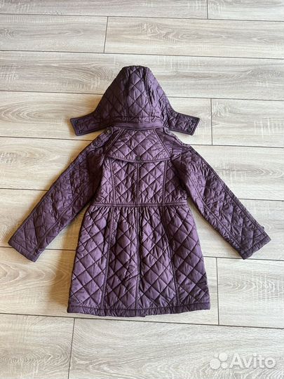 Стеганое пальто Burberry на девочку