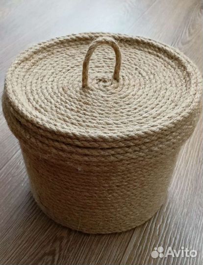 Корзины салфетки кашпо из джута