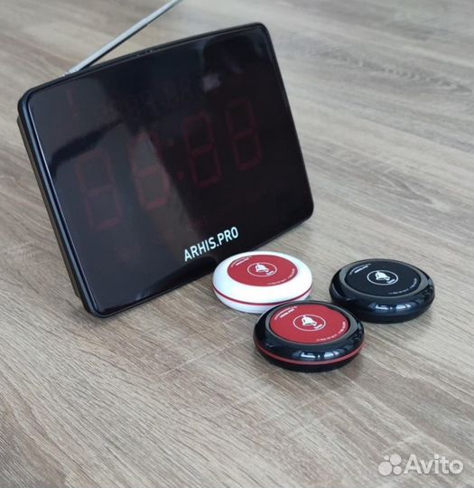 Кнопка вызова персонала с приемником табло