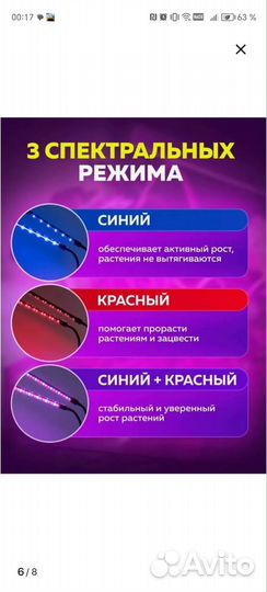 Фито лампа для растений