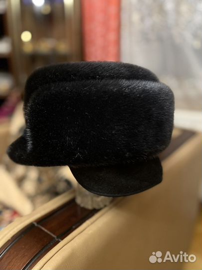 Меховая мужская кепка