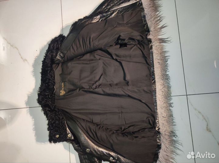 Куртка зимняя с мехом женская 44 размер