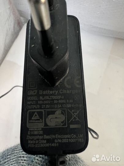 Блок питания пылесоса Tefal 27v 0,5a