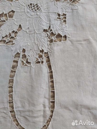 Салфетка дорожка винтажная ручное кружево ришелье