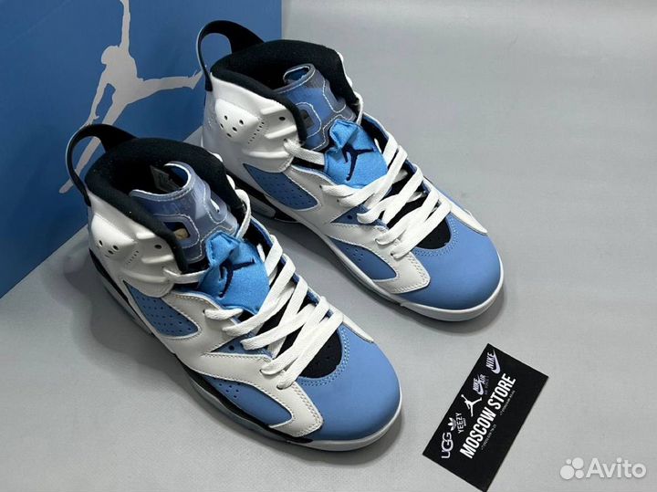 Кроссовки Nike Air Jordan 6 Retro UNC Home