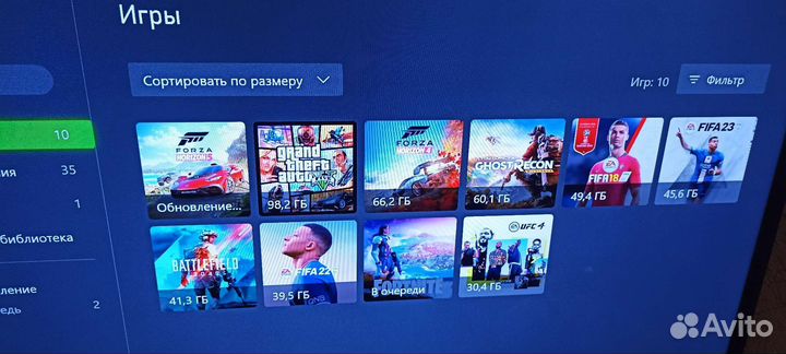 Xbox One s 1tb с играми