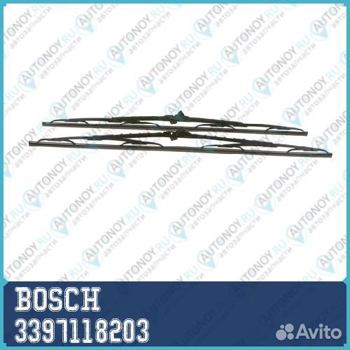 Щетки стеклоочистителя twin 700/650 702 3397118203 bosch 1шт