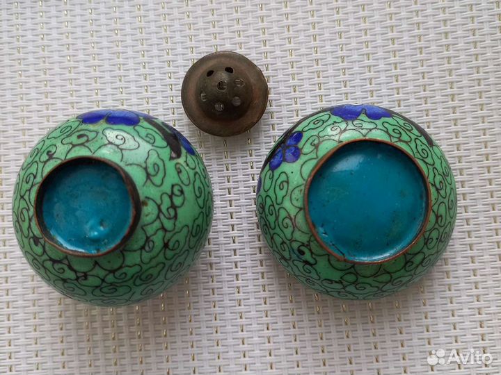 Набор Клуазоне старый Китай