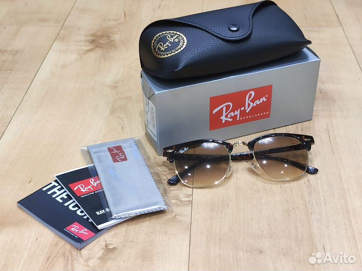 Новые очки Ray Ban Clubmaster rb 3016, оригинал