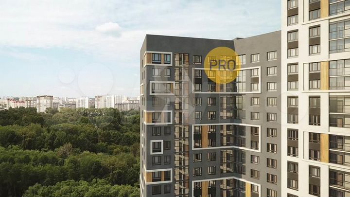 2-к. квартира, 53,7 м², 15/25 эт.