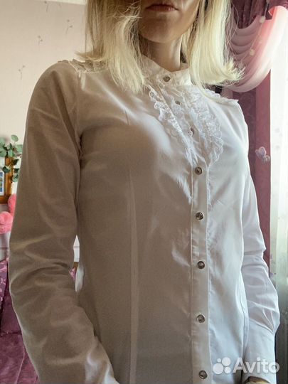 Школьная рубашка для девочки