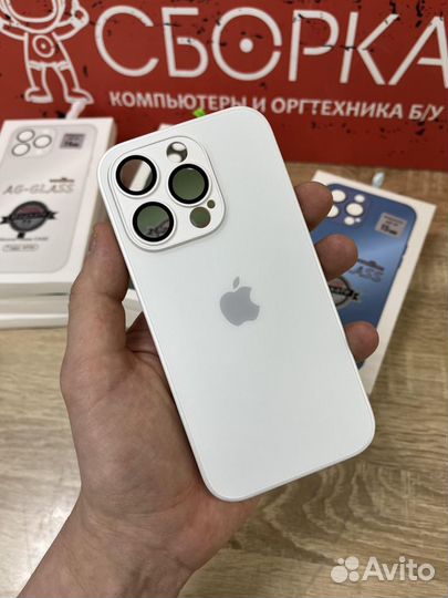 Стеклянные чехлы на iPhone с MagSafe новые