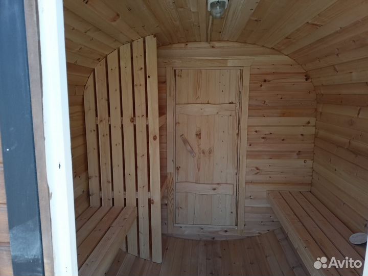 Баня бочка под ключ