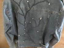 Куртка джинсовая с ручной вышивкой
