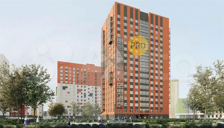 2-к. квартира, 55,7 м², 8/17 эт.