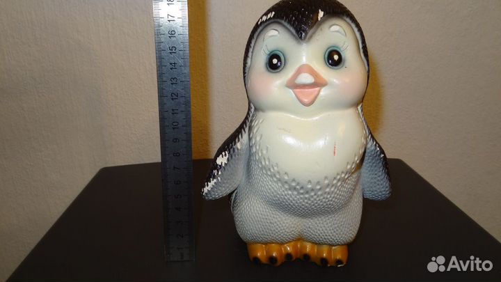 Копилка Пингвин большая 18 см целая