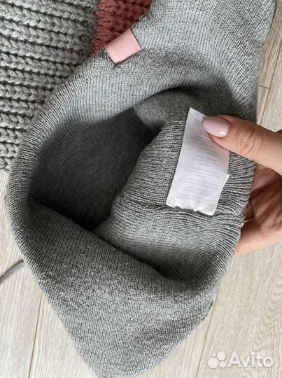 Комплект шапка и снуд для девочки