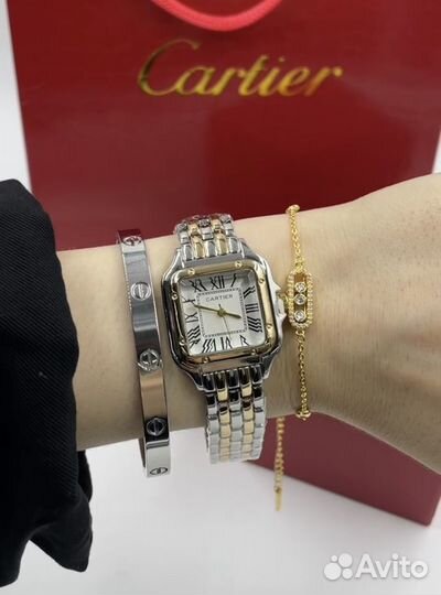 Бюджетные часы женские в стиле cartier