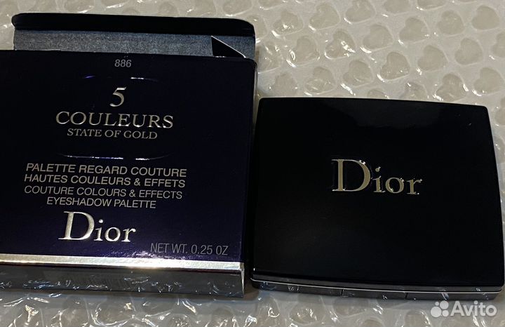 Тени для век Dior Blazing gold 886