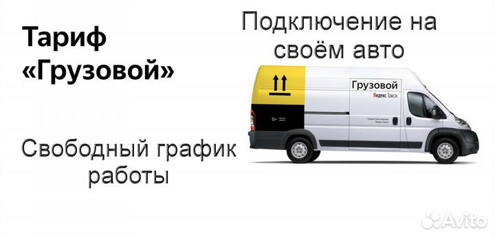 Водитель Яндекс.Грузовой на личном авто график 2/2
