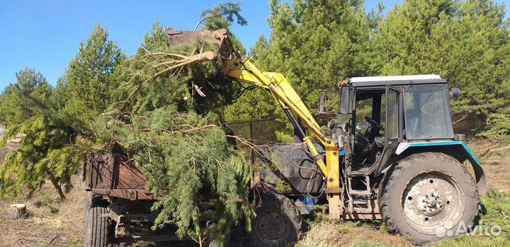 Услуги трактора, погрузчика, вспашка огородов