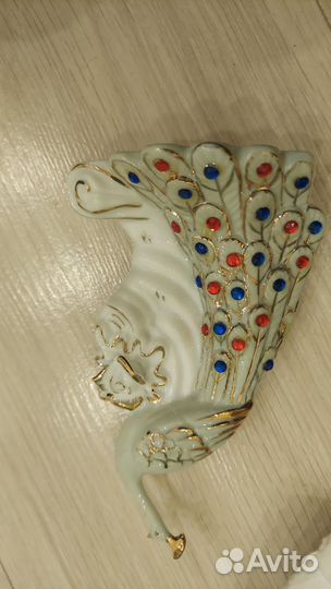 Фарфроаювый павлин СССР