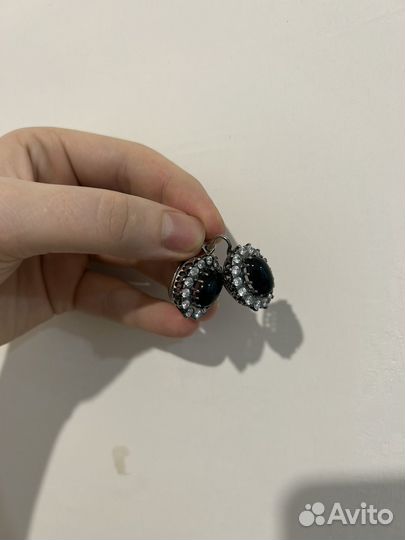 Сребряные серьги