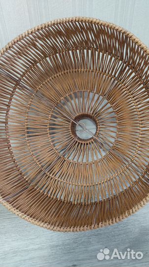 Светильники плетеные люстры