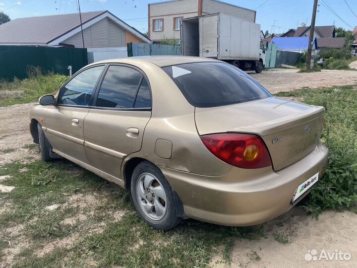 Kia Rio 1.5 МТ, 2002, 150 000 км