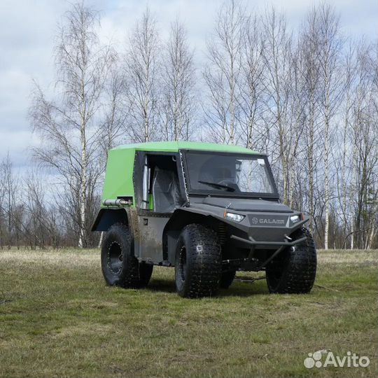 Мини вездеход с винтом. Багги на шинах низкого дав