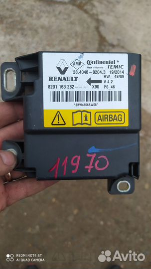 Блок airbag renault