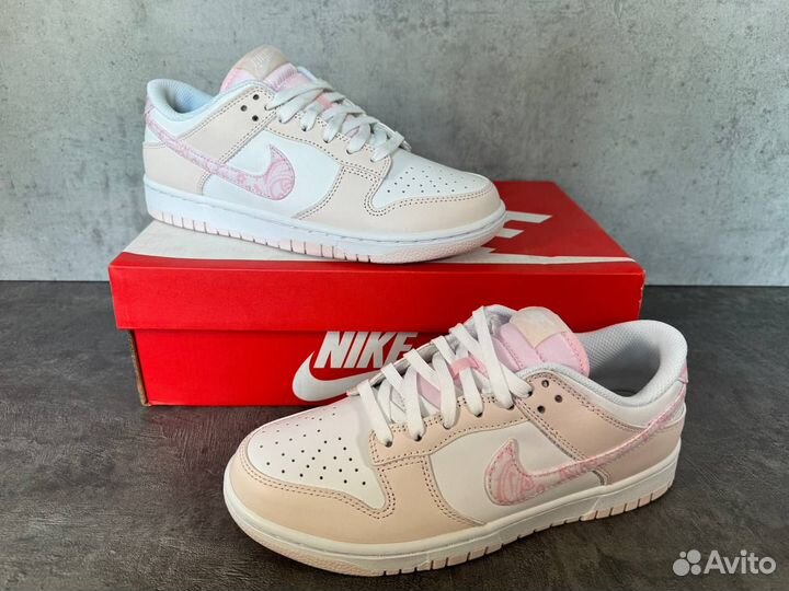 Кроссовки Nike Dunk Low Pink Paisley