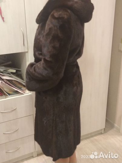 Шуба норковая 42 44 бу