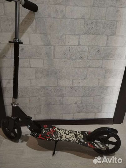 Самокат складной tiger двухколёсный