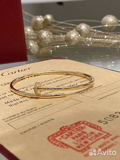 Браслет cartier гвоздь