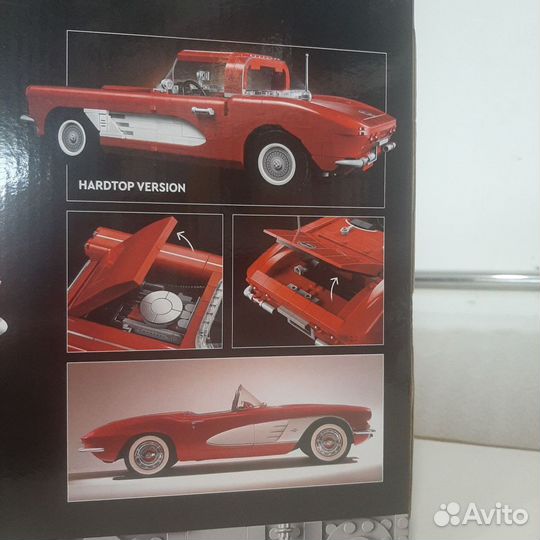 Конструктор Chevrolet Corvette 1961 аналог 10321