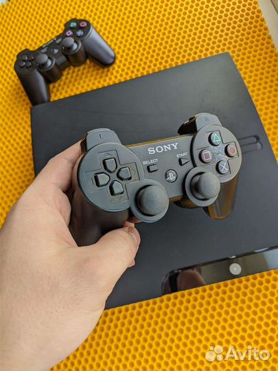 Игровая приставка ps3 slim прошитая