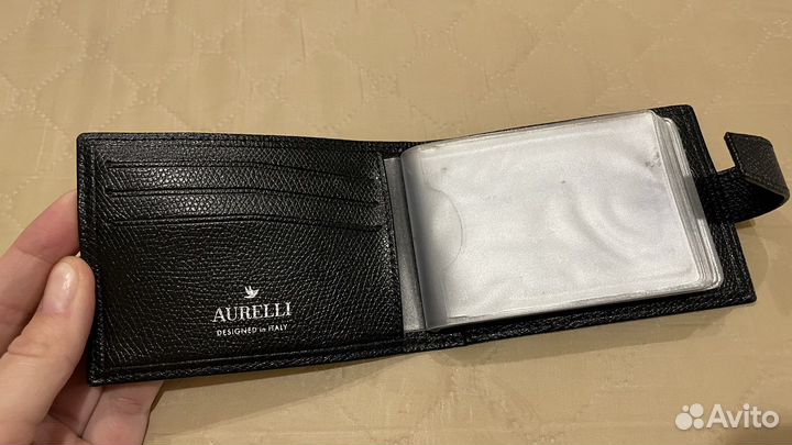 Визитница натуральная кожа 20 карт