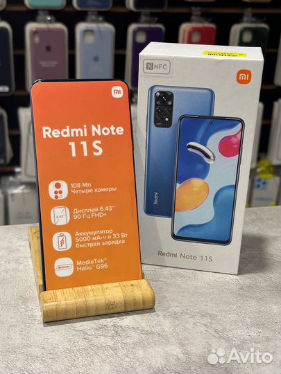 Xiaomi Redmi Note 11S 6/64gb Blue Как Новый
