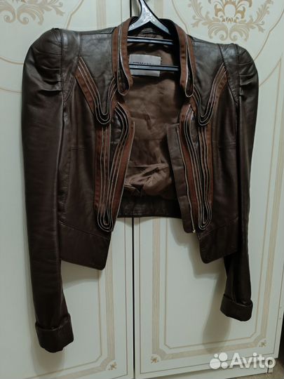 Куртка кожаная ermanno scervino