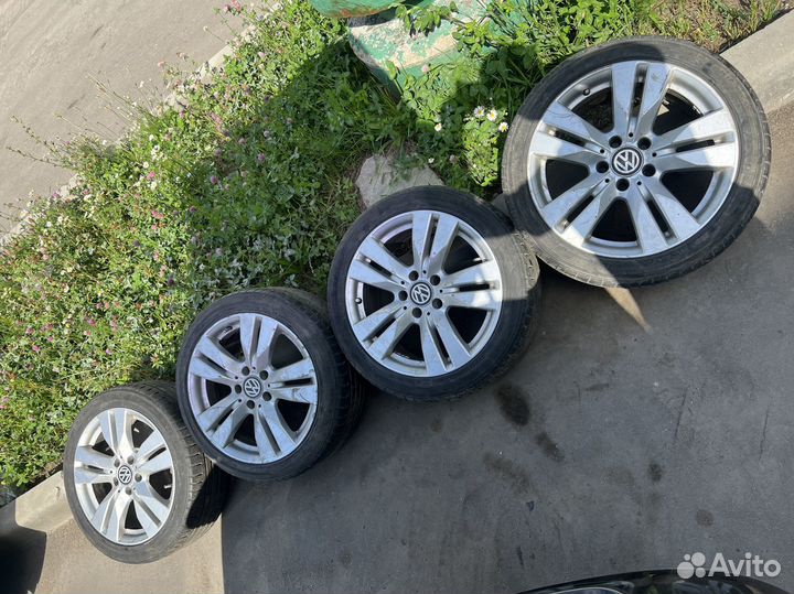 Диски Мерседес оригинал 17 разноширокие 7.5 8.5