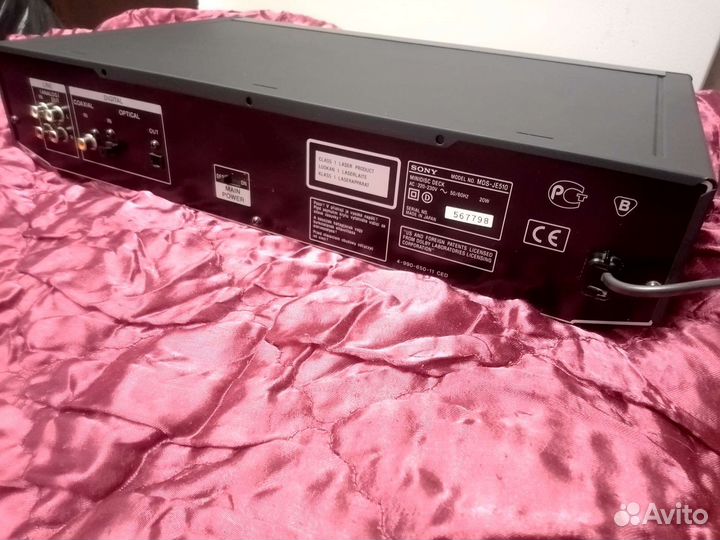 Mini Deck Sony MDS-JE 510