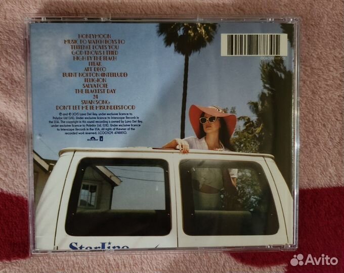 Lana Del Rey cd Honeymoon