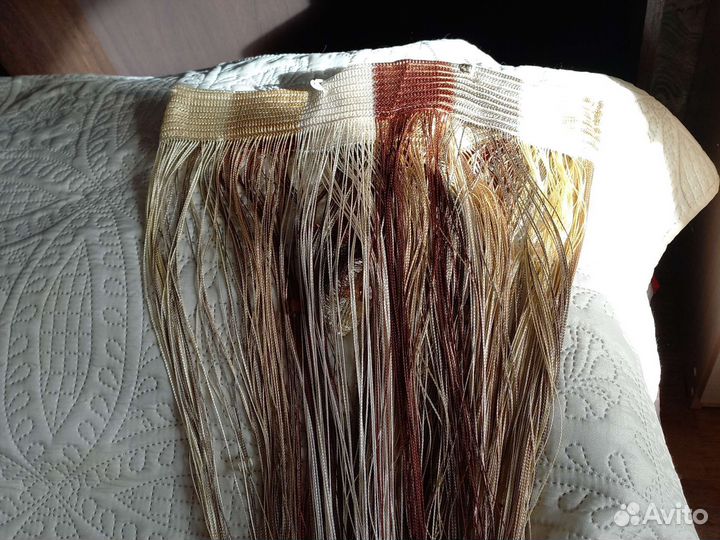 Шторы нити кисея