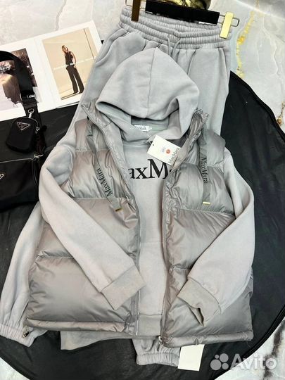 Спортивный костюм женский теплый тройка