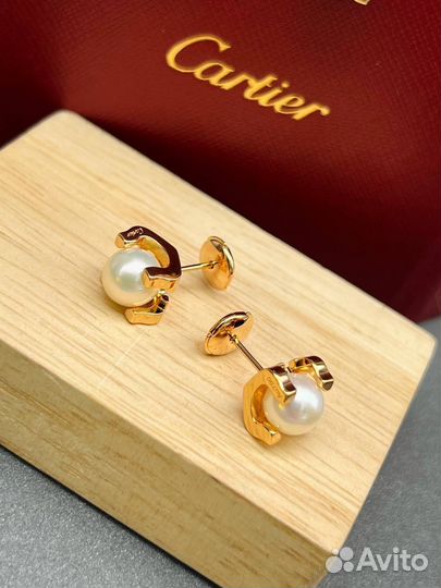 Подвеска и серьги c de cartier