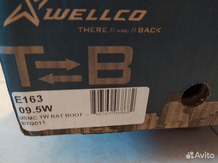 Берцы wellco RAT, gore-tex, 9W / 9.5W 41-42 р. USA