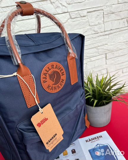 Рюкзак fjallraven kanken 2 темно-синий classic